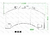 大车盘式刹车片 Brake Pads Set:1906191