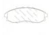 Bremsbelagsatz, Scheibenbremse Brake Pad:D11169M