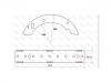 Bremsbackensatz Brake Shoe:8897