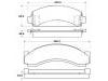 тормозная кладка Brake Pad:7024B-D129